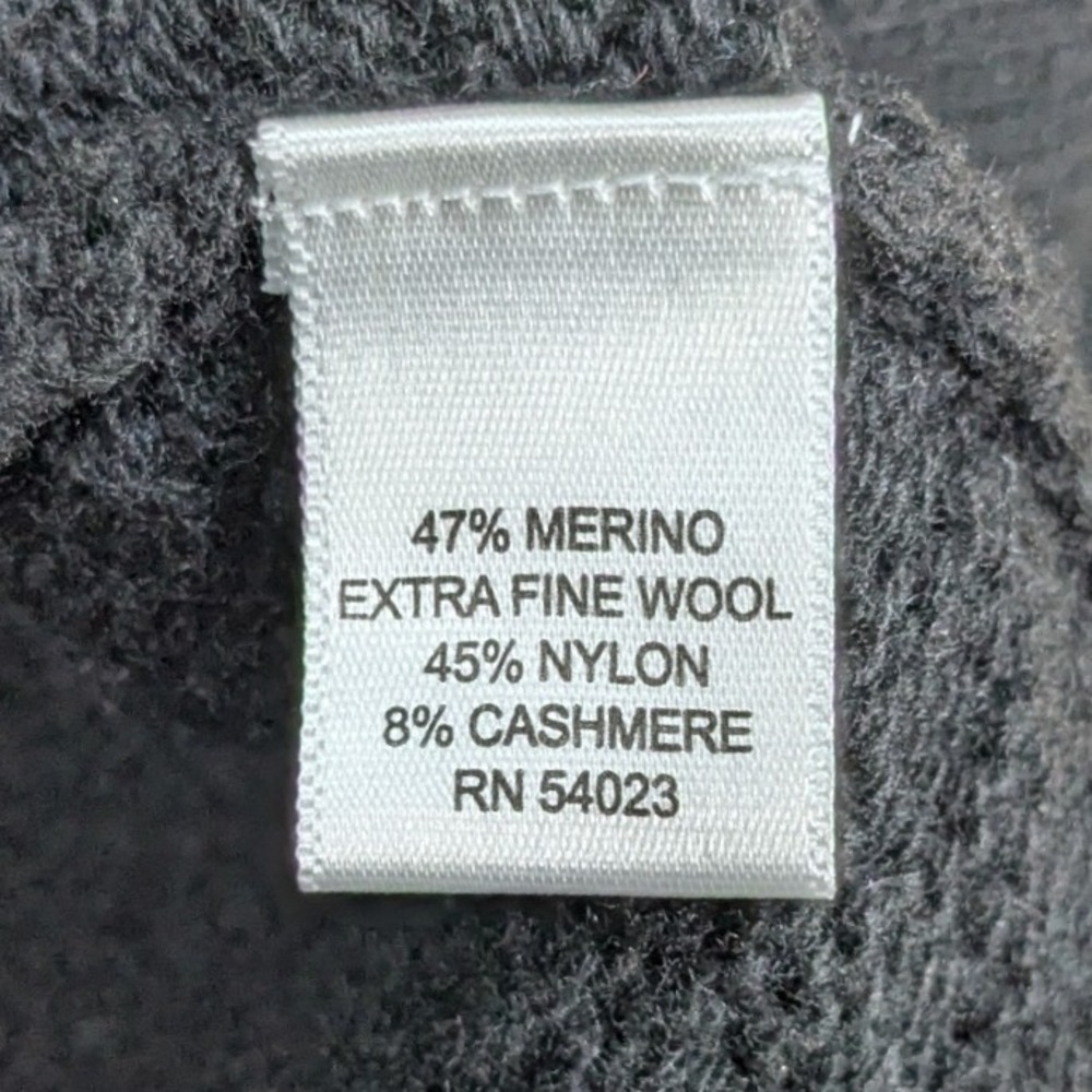 Banana Republic‎ Womens Minimalist Merino Cashmere Blend Cardigan Jacket Black S - Picture 5 of 9